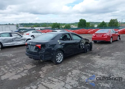 2018 Toyota Corolla Le из США, поврежденный, VIN 2T1BURHE6JC993531